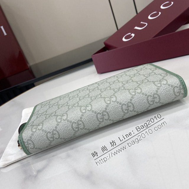 Gucci專櫃古馳最新款拉鏈錢包男女款長夾錢包 jh2766型號：819122